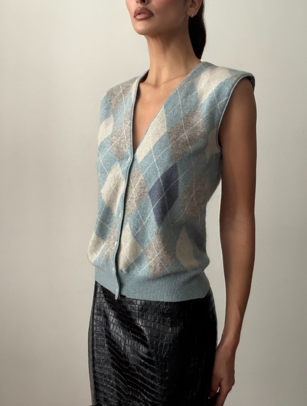 Blumarine FW1993 Wool Cashmere Vest