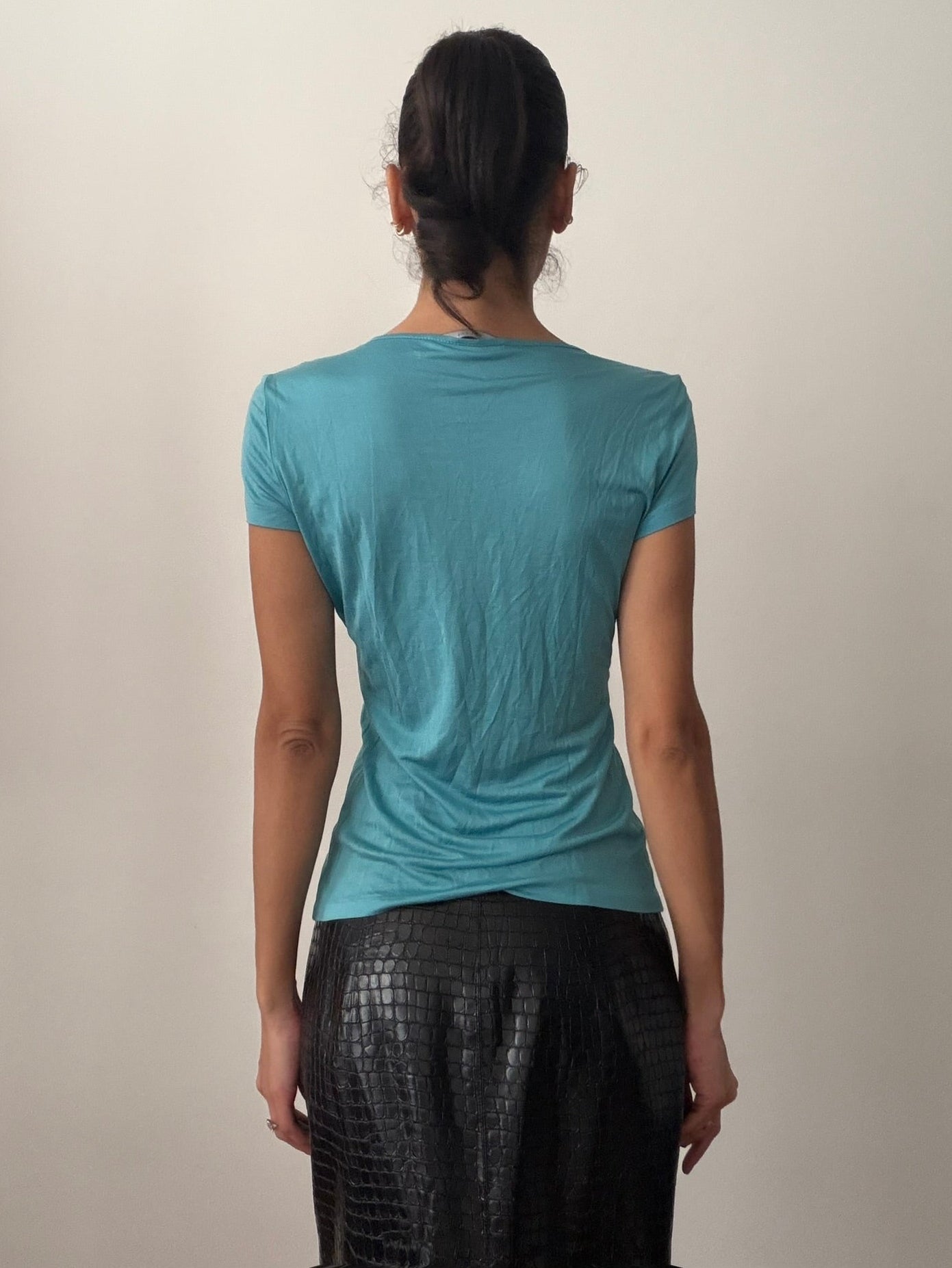 Gucci 1990s Knot-Front Top