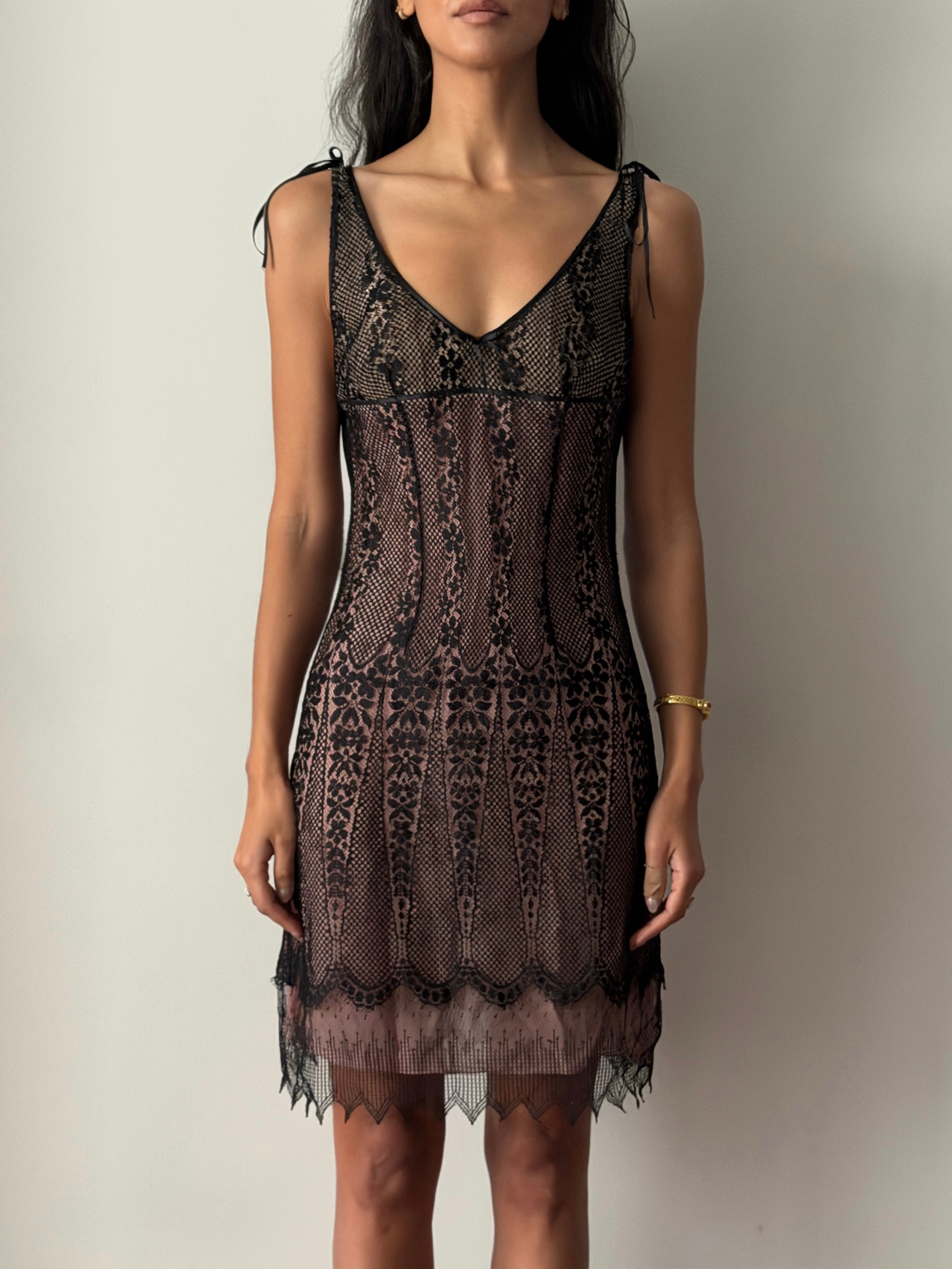 Blumarine SS1998 Lace Dress