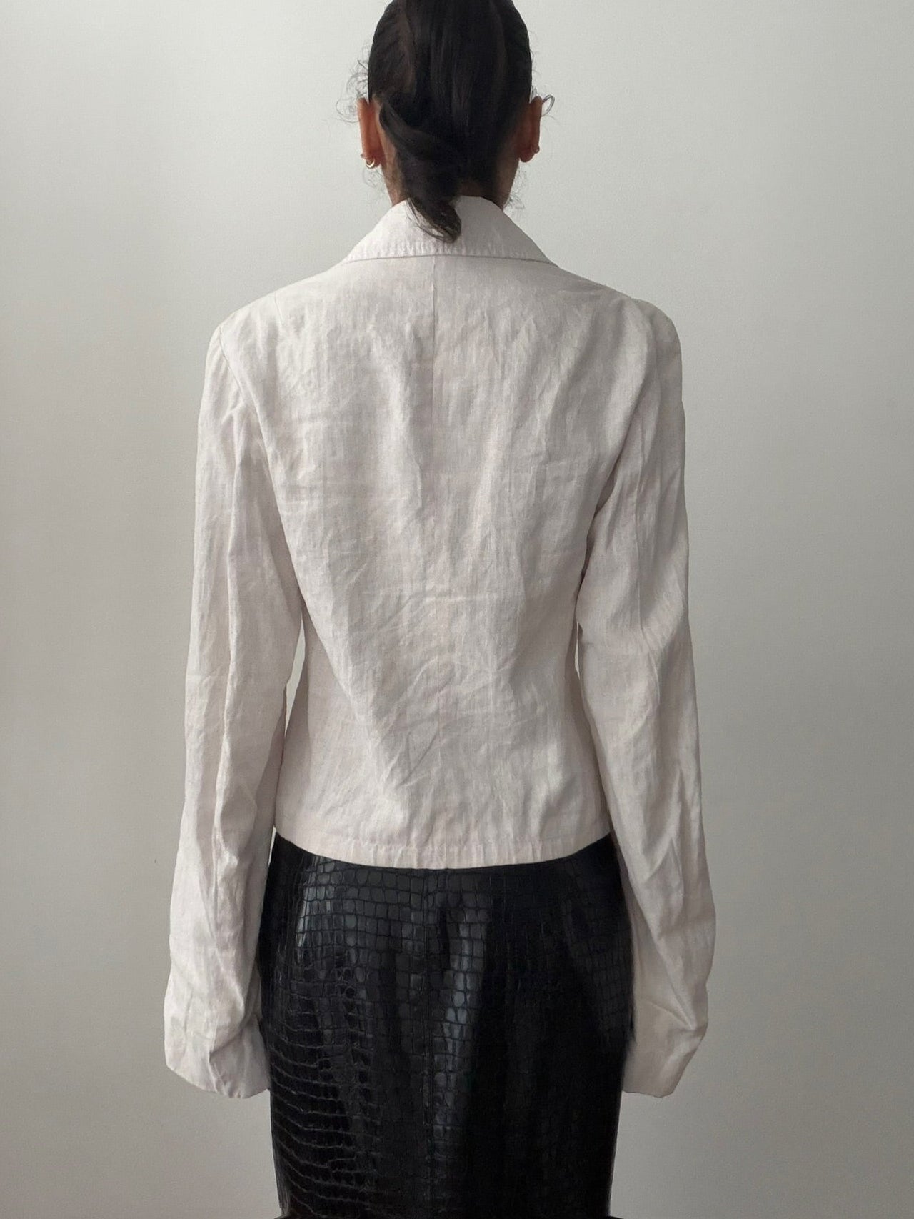 Ann Demeulemeester SS1999 Cotton Jacket – Sable Vintage
