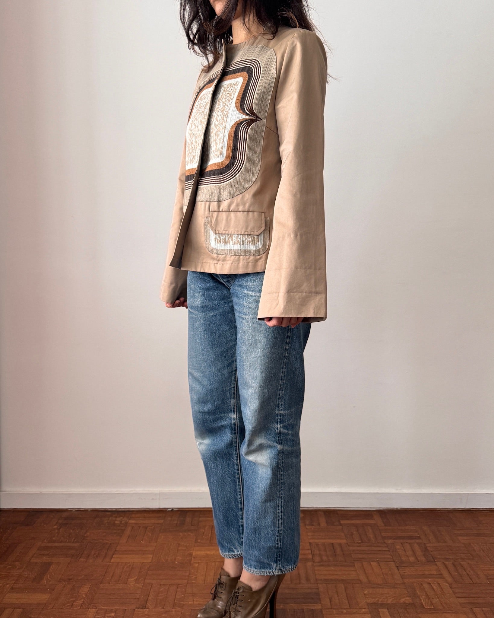 Miu Miu SS2005 Graphic Cotton Jacket