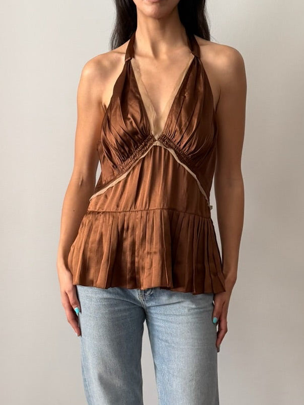 Chloé Fall Winter 2004 Phoebe Philo Silk Top