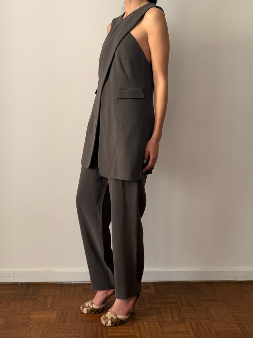 Giorgio Armani 1990s Deconstructed Two-Piece Set