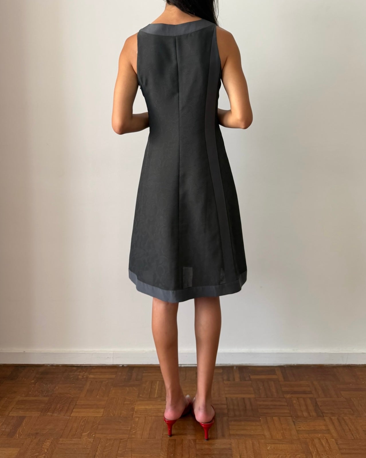 Emporio Armani FW1997 Jacquard Shift Dress
