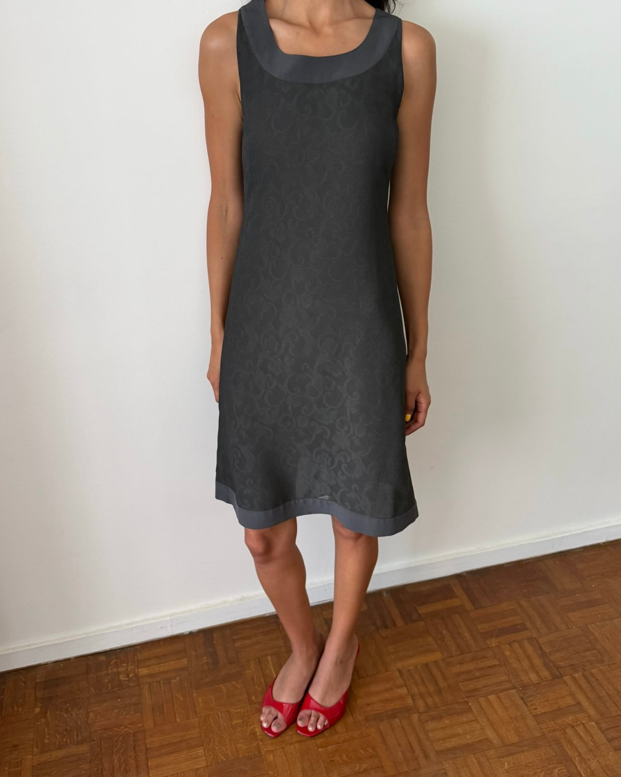 Emporio Armani FW1997 Jacquard Shift Dress