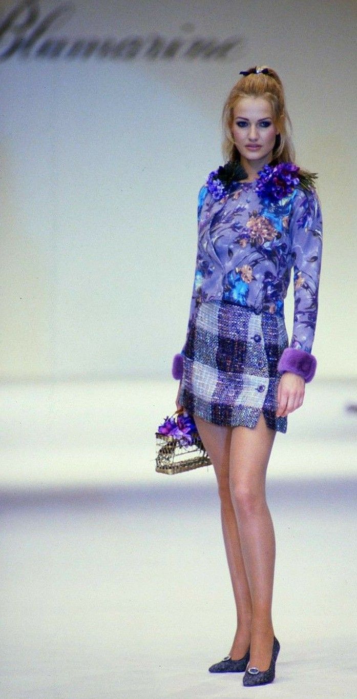 Blumarine FW1994 Mini Skirt