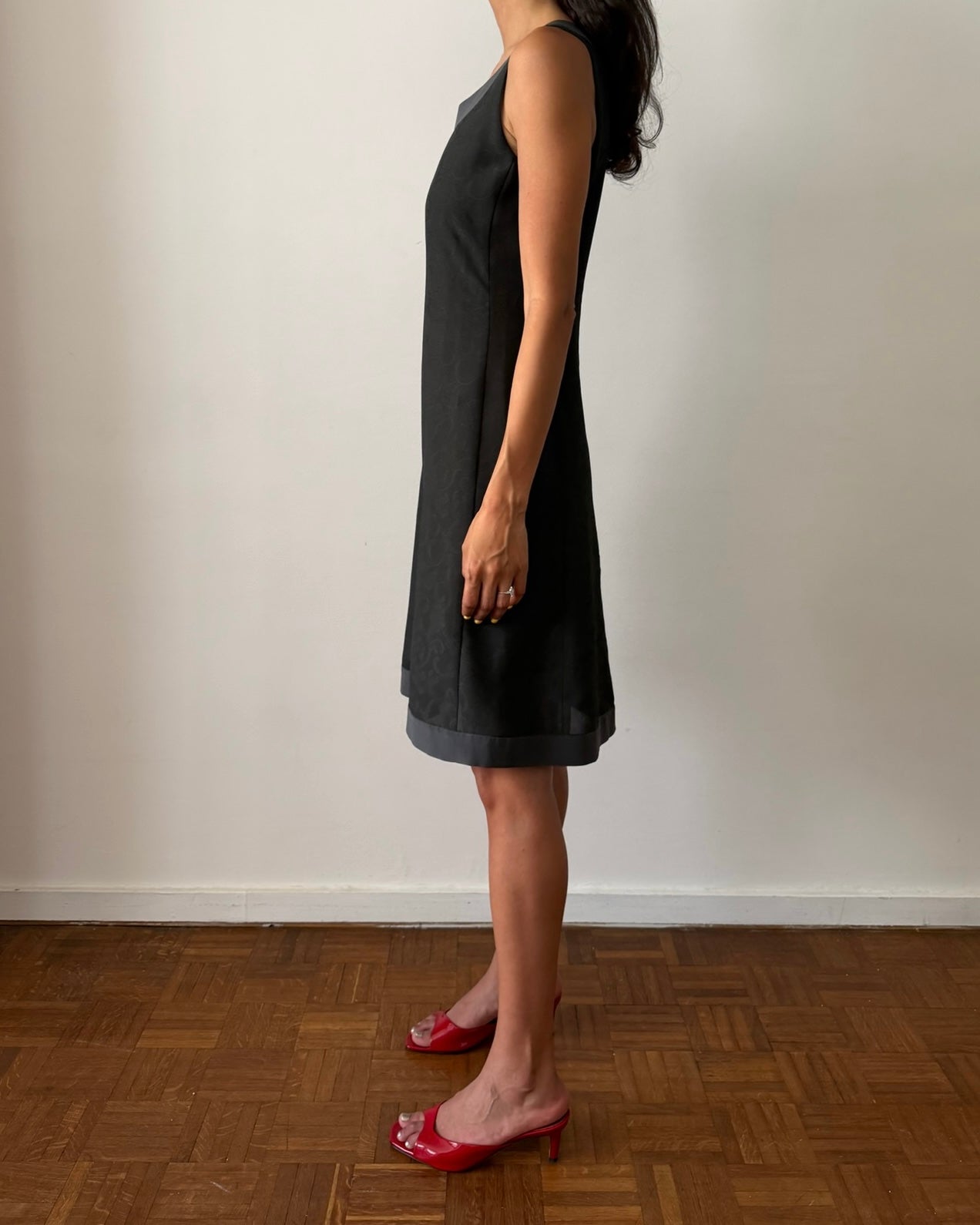 Emporio Armani FW1997 Jacquard Shift Dress