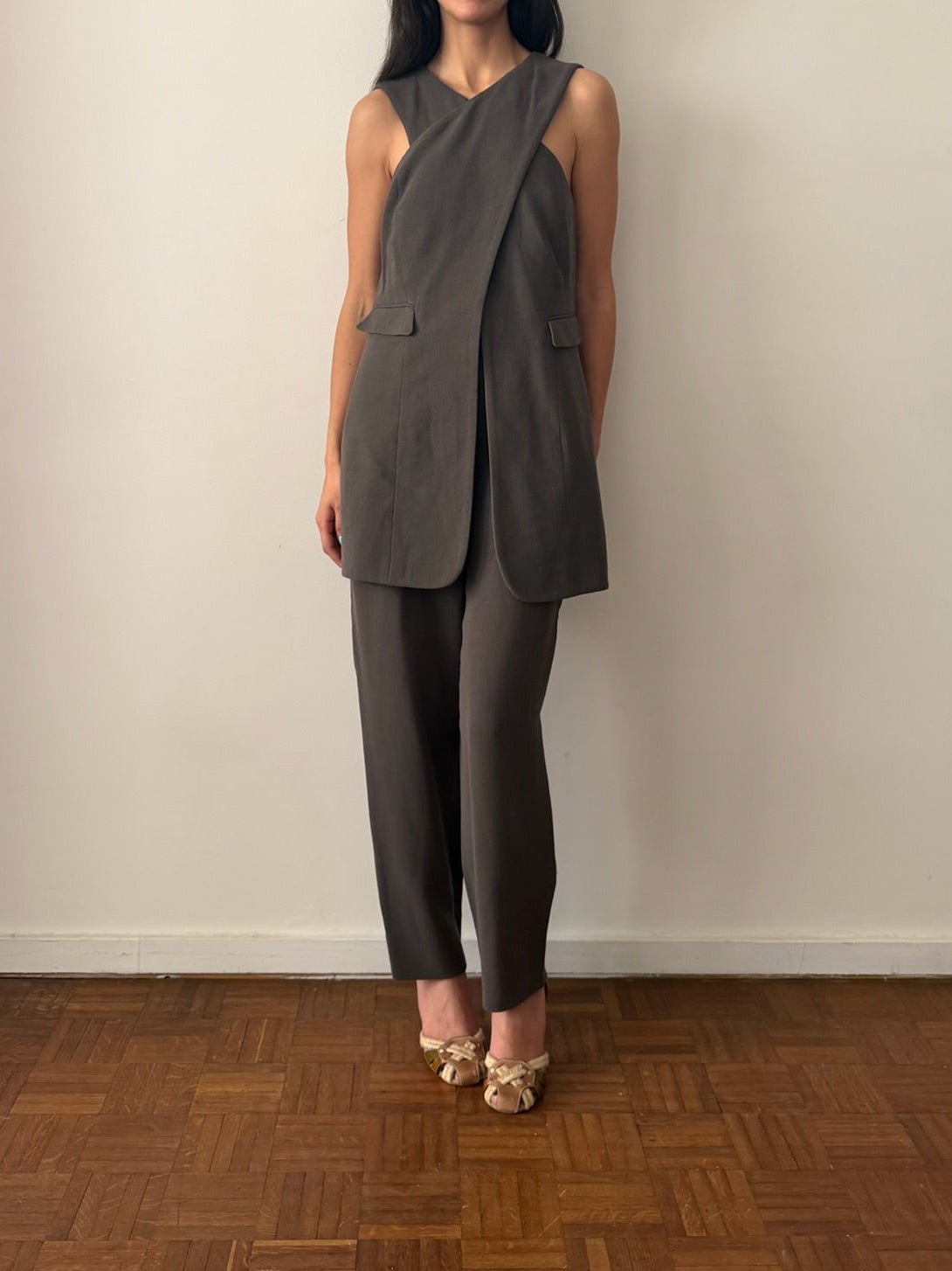 Giorgio Armani 1990s Deconstructed Two-Piece Set