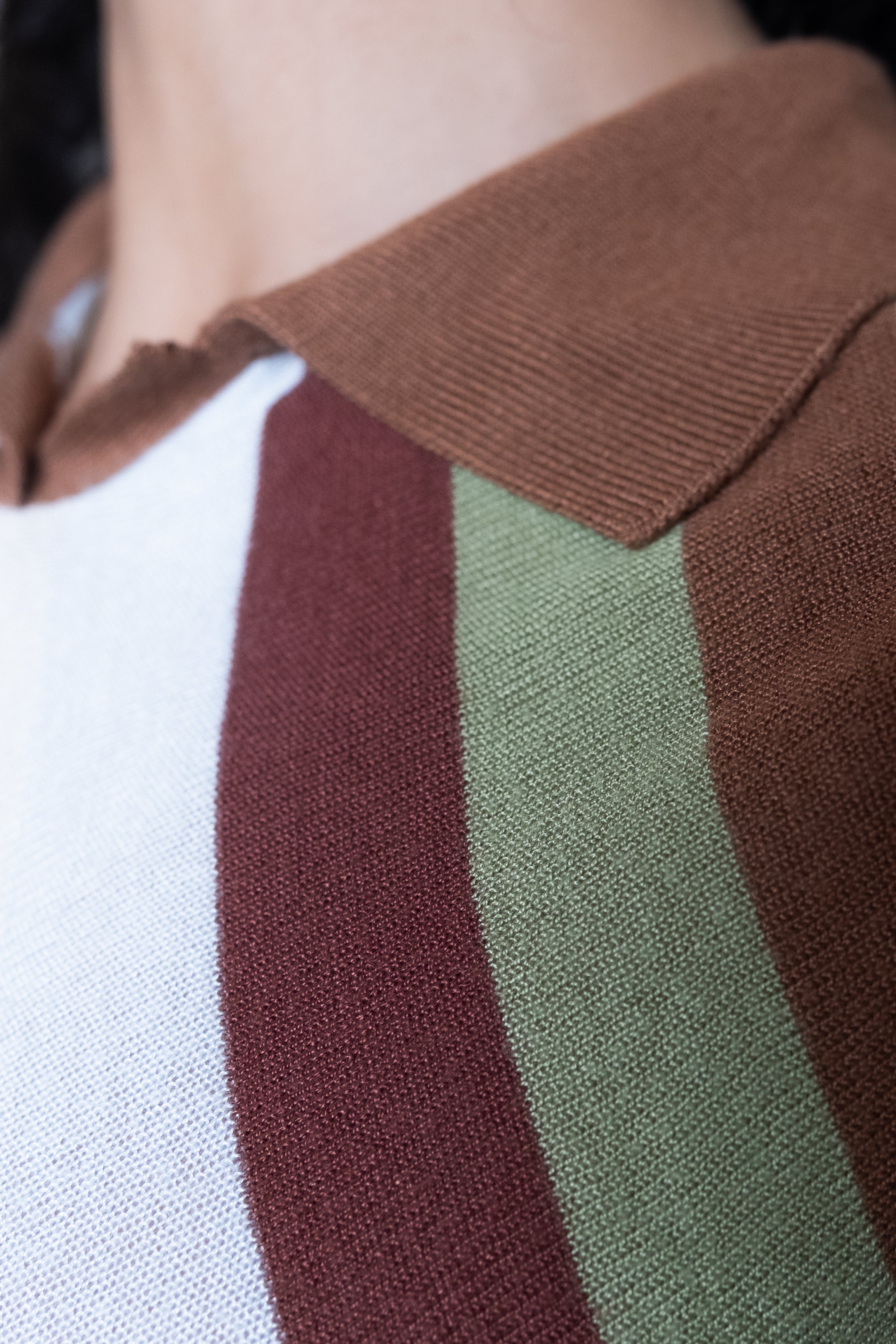 Blumarine SS1997 Stripes Polo Top