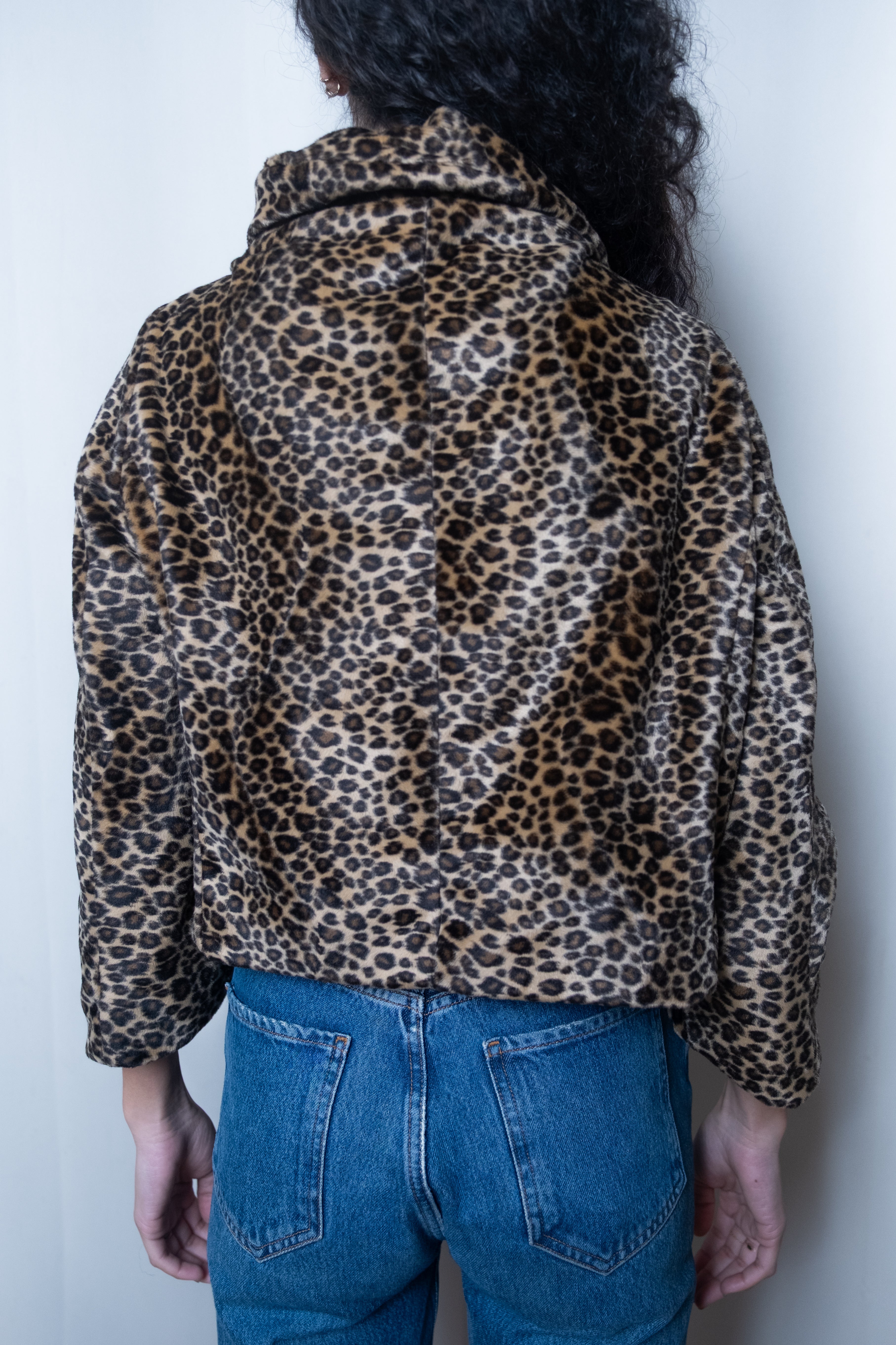 Blumarine 1990s Velvet Leopard Vest