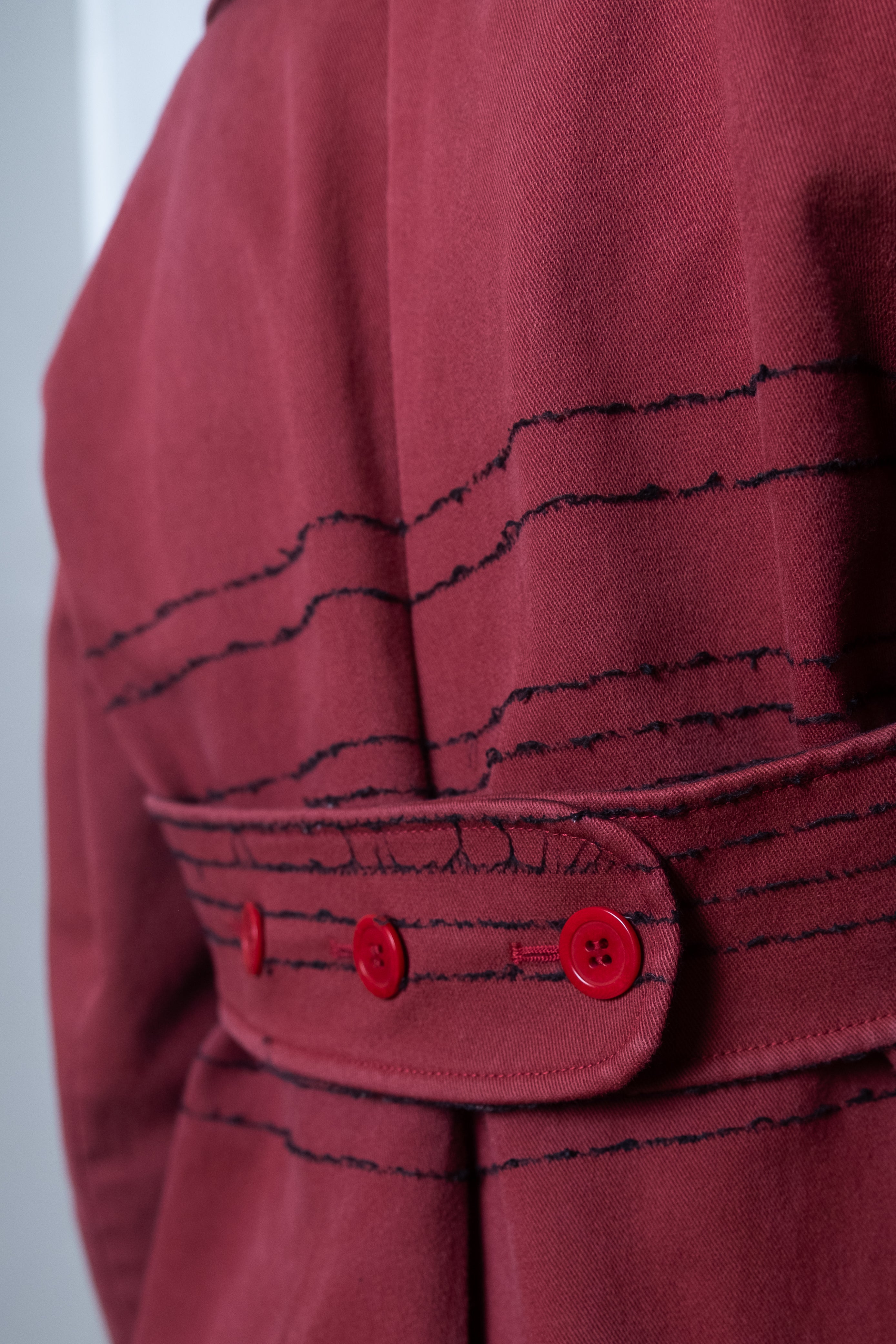 Romeo Gigli 1990s Red Coat