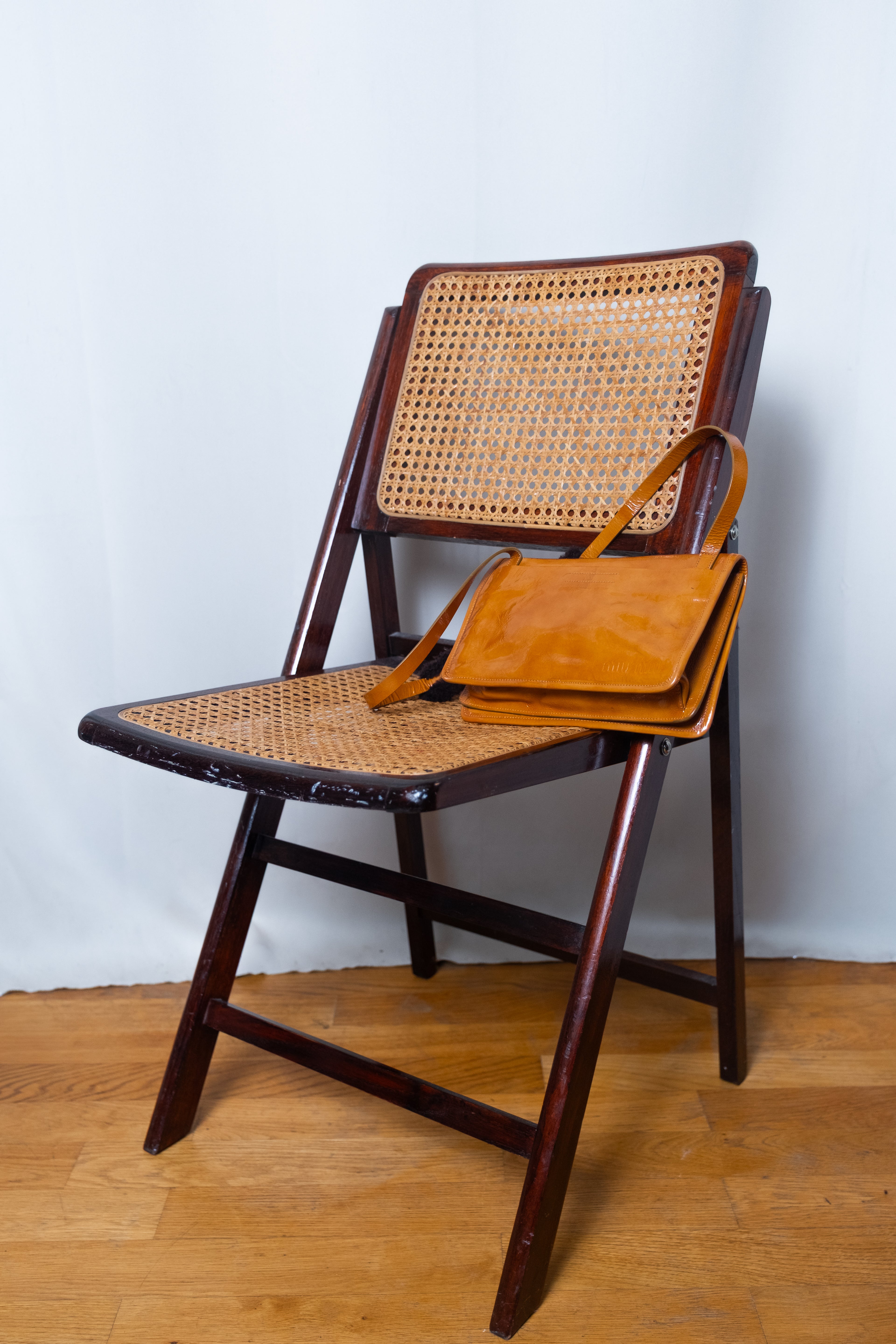 Miu Miu FW1999 Shearling & Vinyl Shoulder Bag