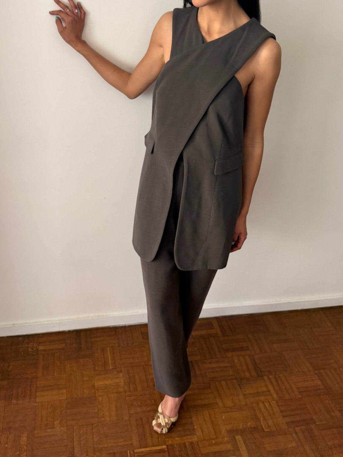 Giorgio Armani 1990s Deconstructed Two-Piece Set