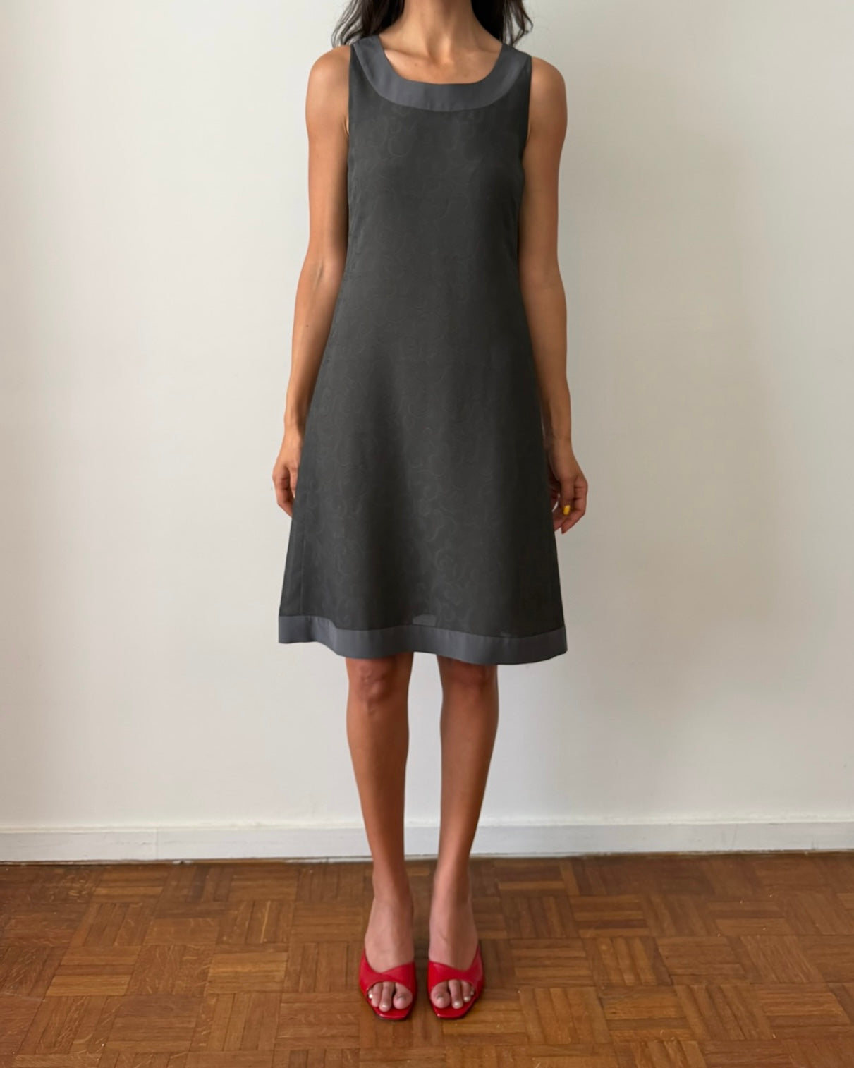 Emporio Armani FW1997 Jacquard Shift Dress