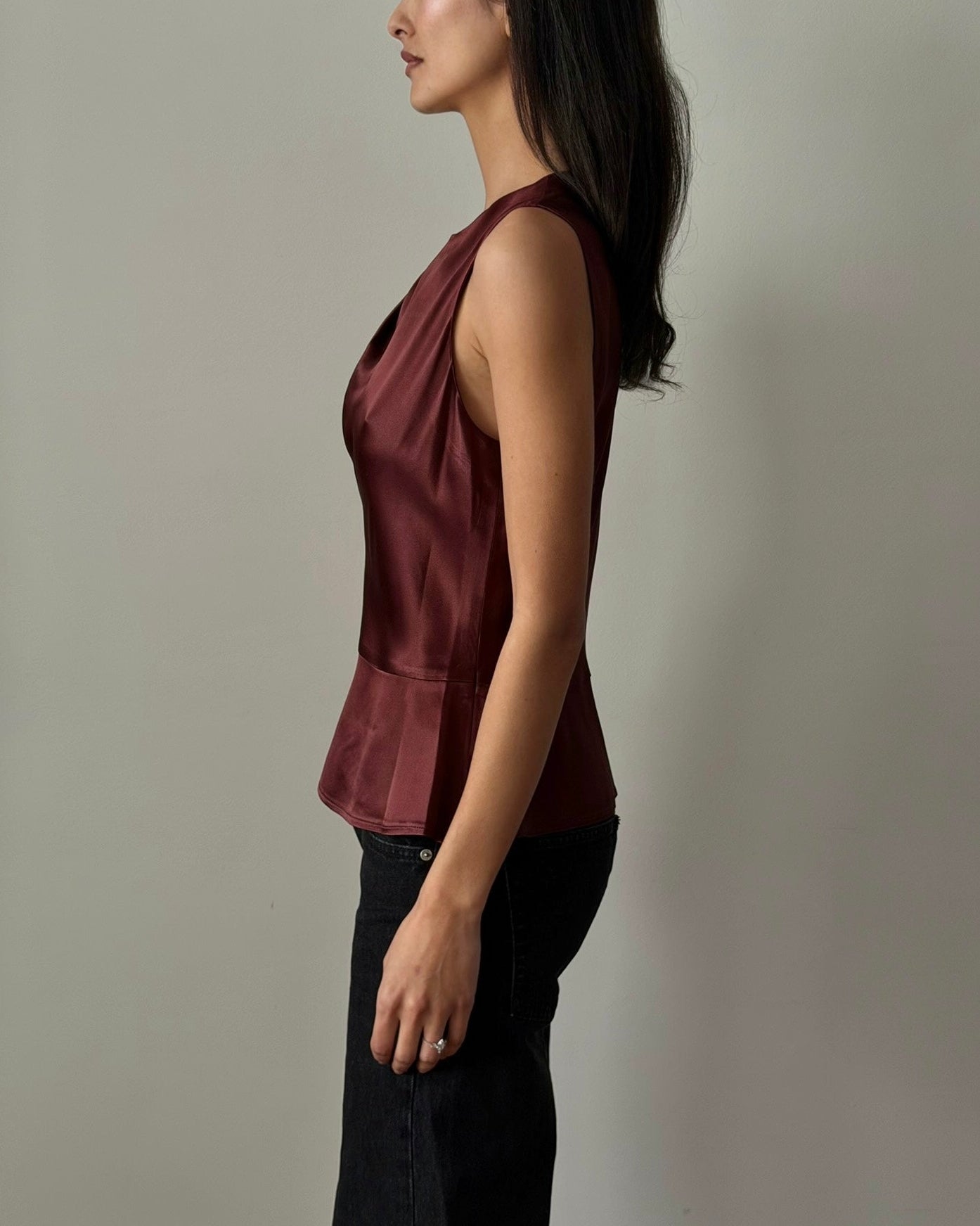 Chloé SS1999 Silk Draped Top