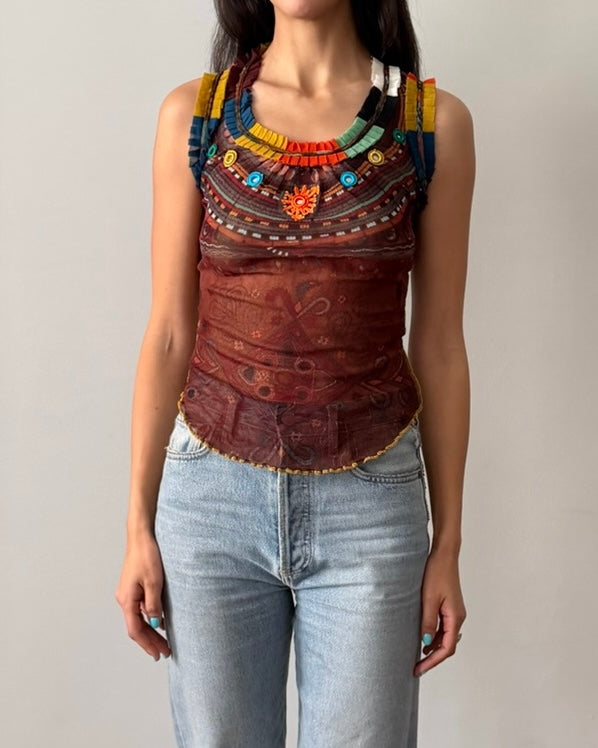 Jean Paul Gaultier SS1994 Mesh Top