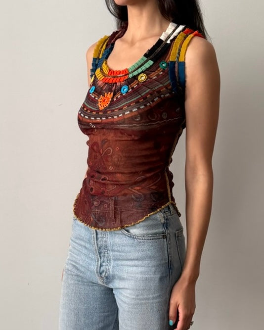 Jean Paul Gaultier SS1994 Mesh Top