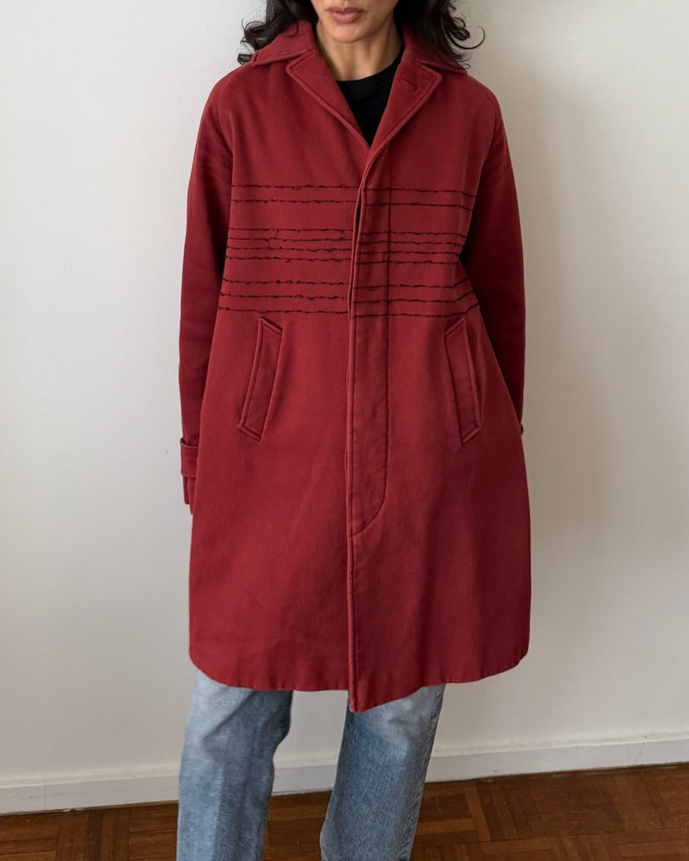 Romeo Gigli 2000s Red Coat