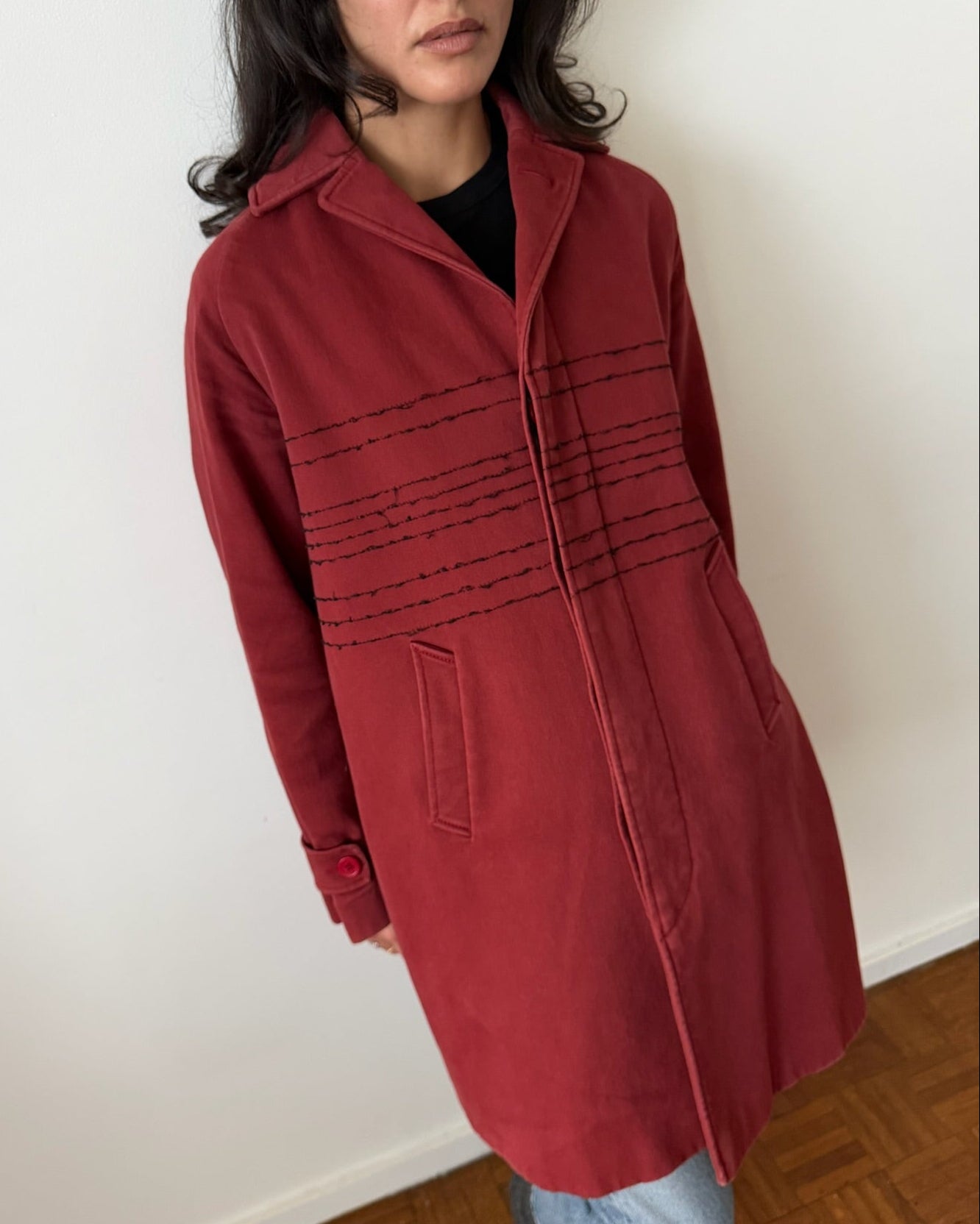 Romeo Gigli 2000s Red Coat