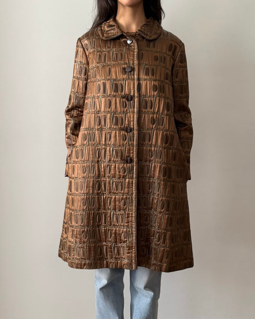 Pierre Cardin Création 1966 Broché Swing Coat
