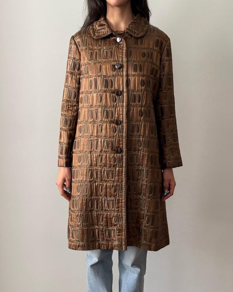 Pierre Cardin Création 1966 Broché Swing Coat