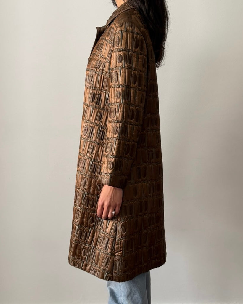 Pierre Cardin Création 1966 Broché Swing Coat