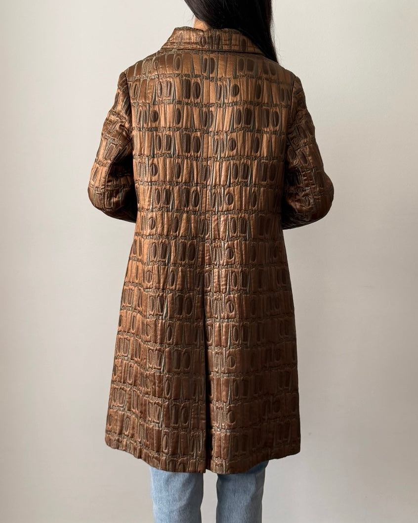 Pierre Cardin Création 1966 Broché Swing Coat
