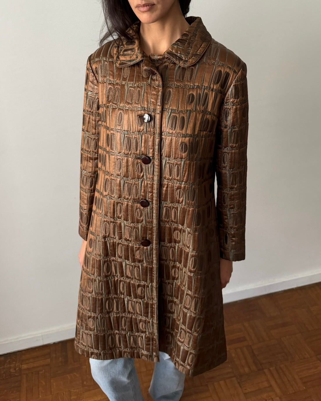 Pierre Cardin Création 1966 Broché Swing Coat