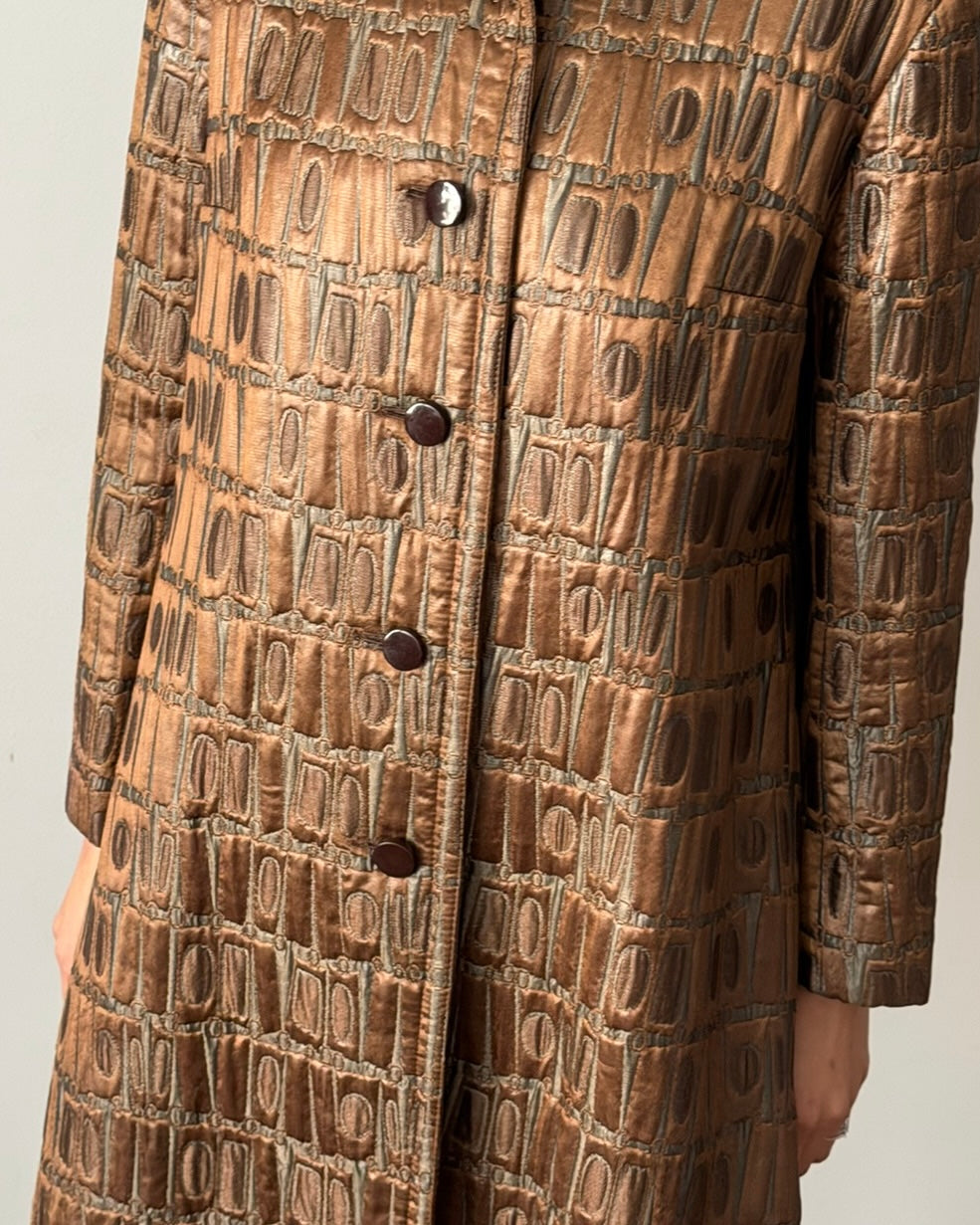 Pierre Cardin Création 1966 Broché Swing Coat