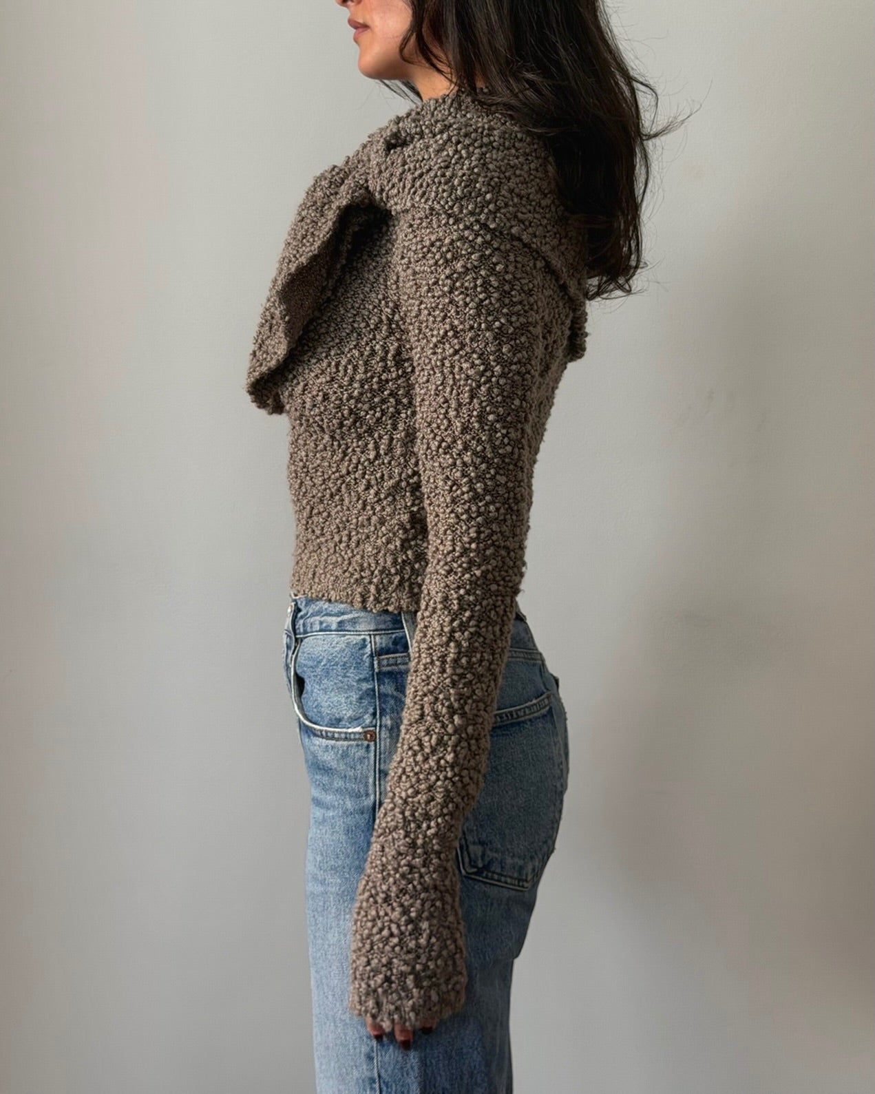 Chloé FW2001 Bouclé Knot Jumper