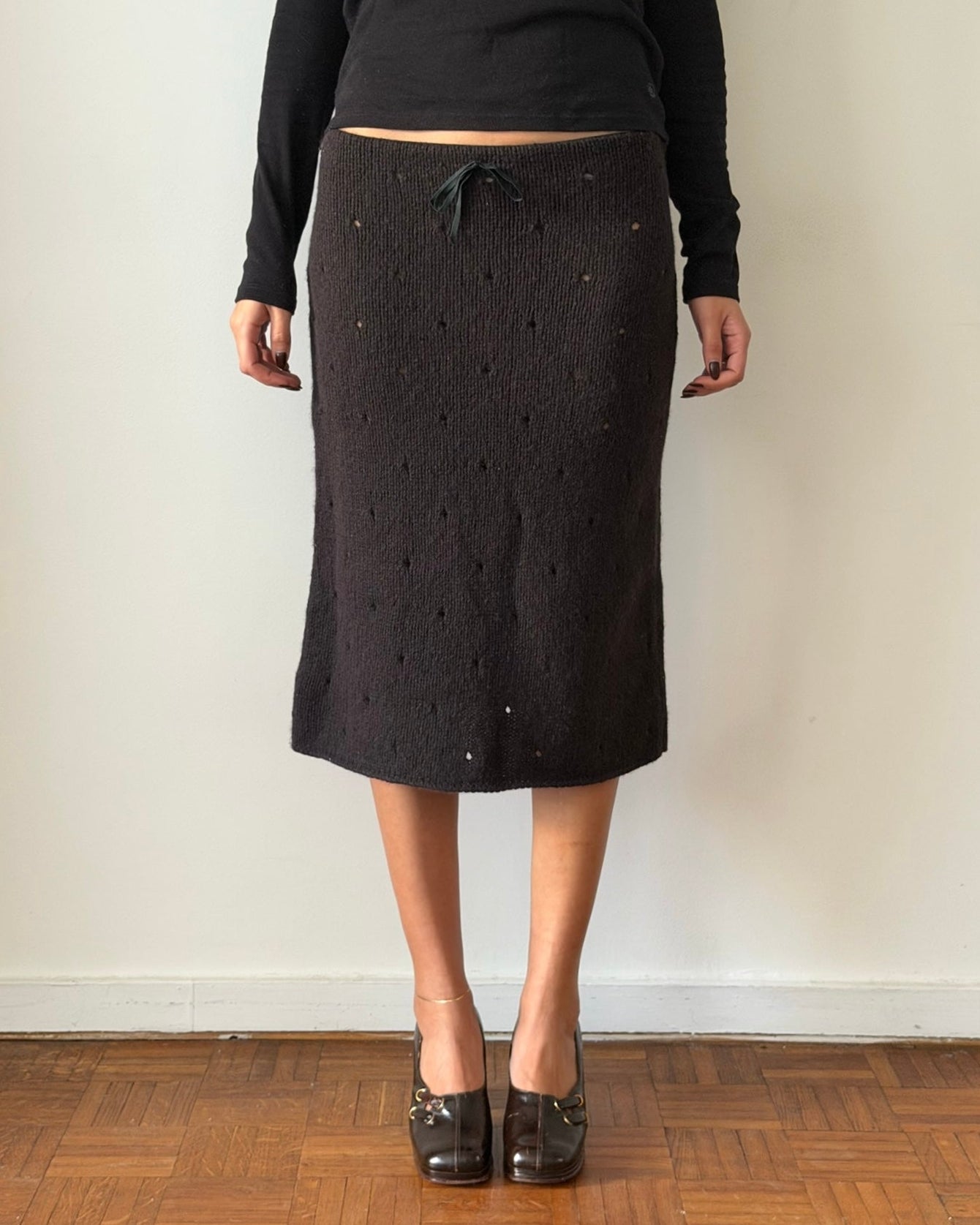 Miu Miu FW2001 Knit Pencil Skirt