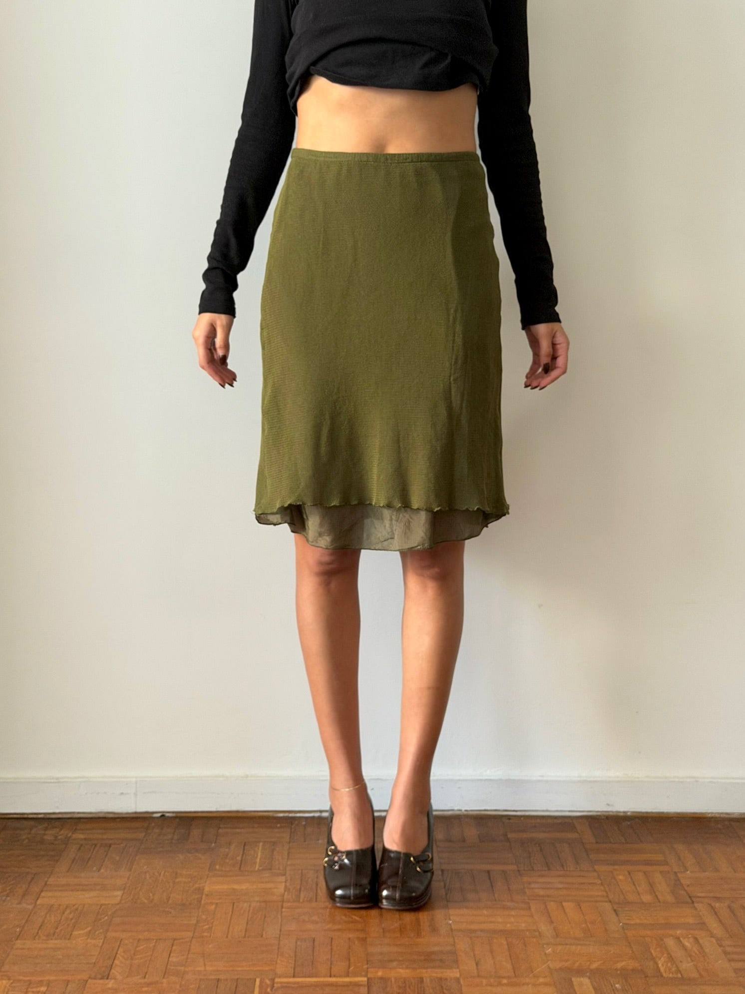 Miu Miu FW1999 Mesh Skirt