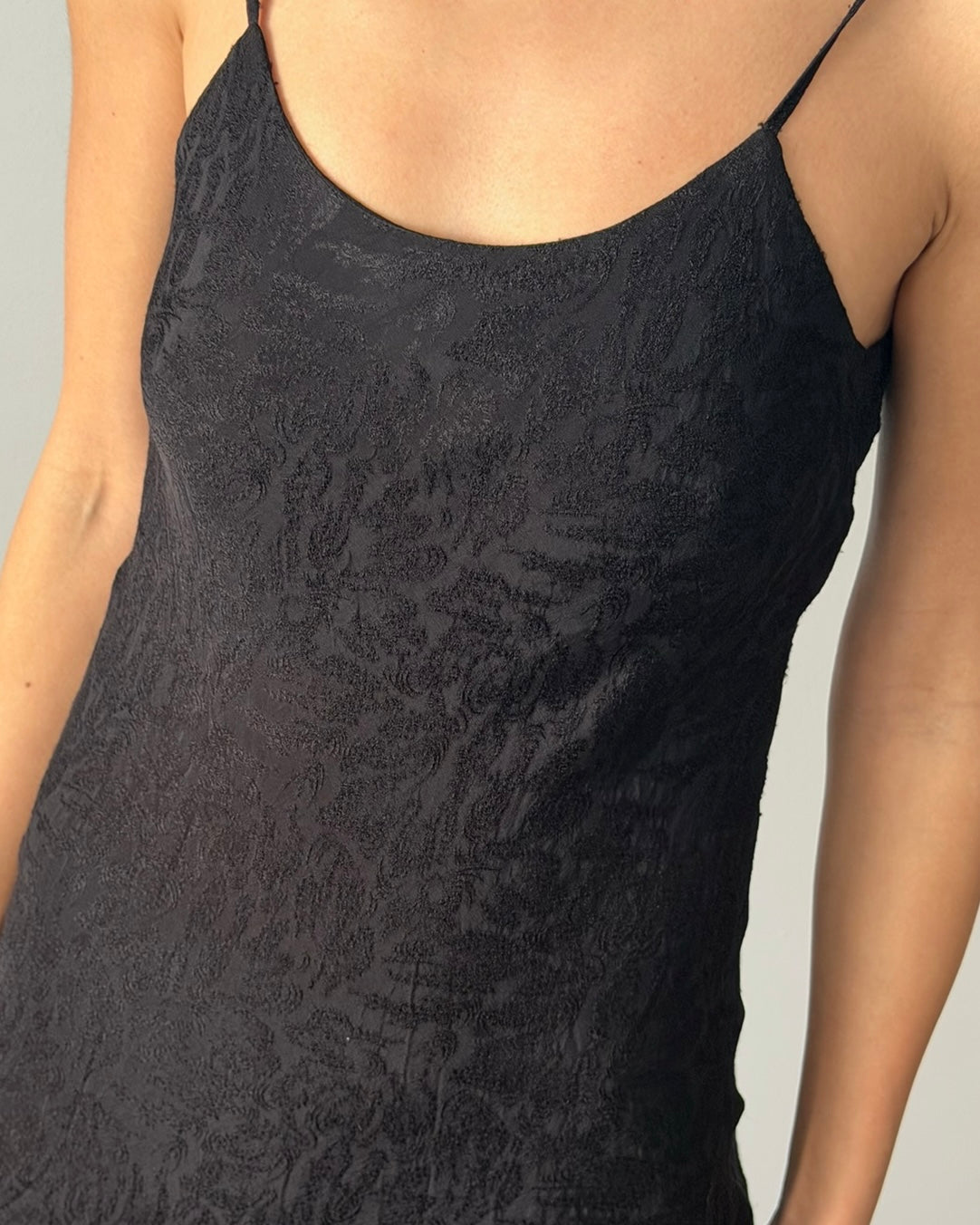 Comme des Garçons FW1992 Jacquard Slip Dress