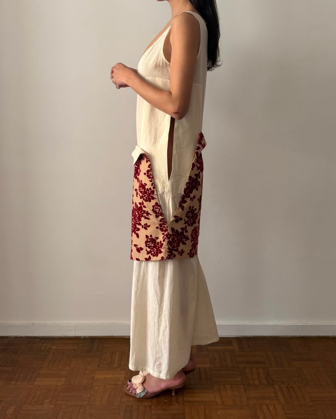 Comme des Garçons SS1996 Deconstructed Velvet Panel Dress