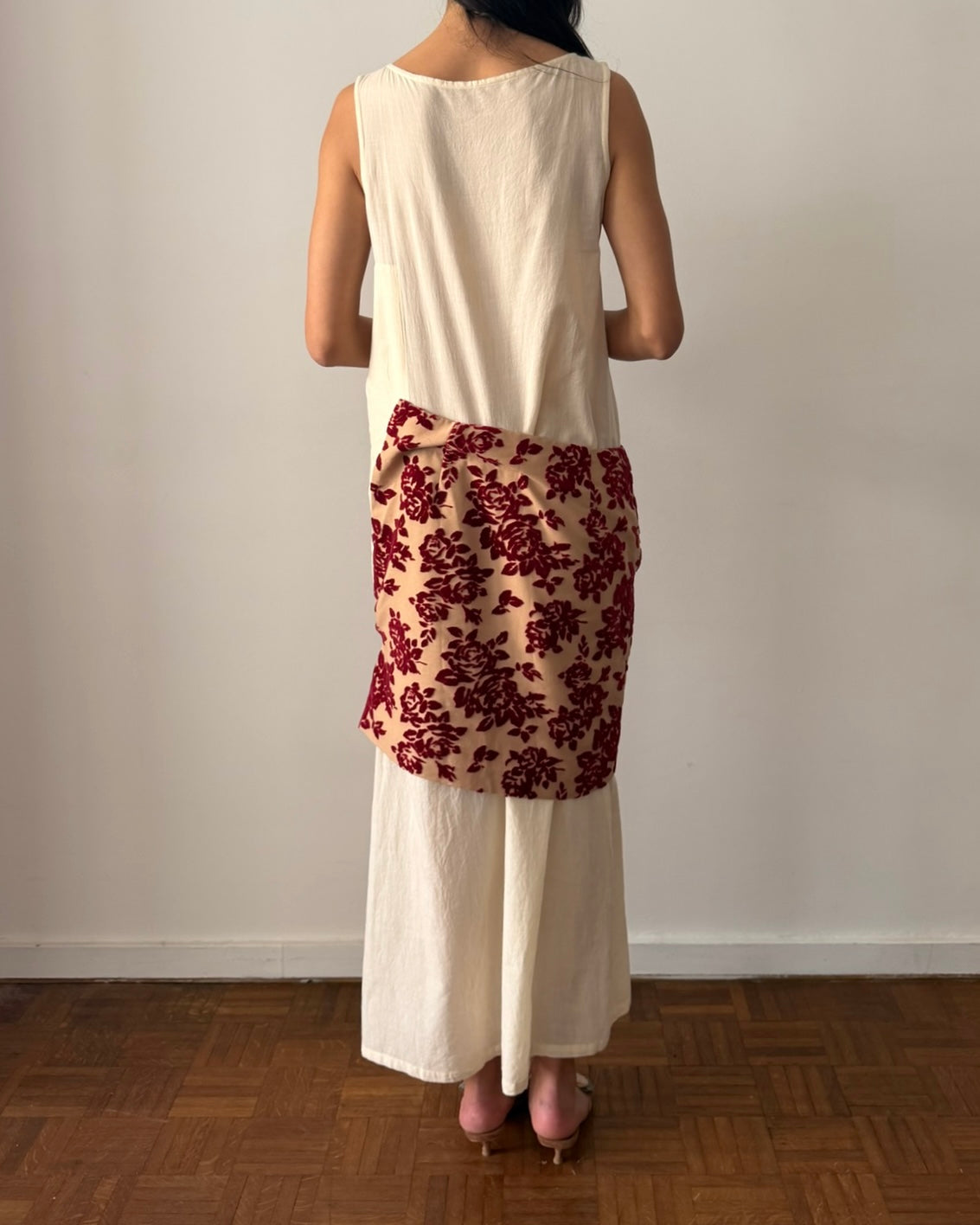 Comme des Garçons SS1996 Deconstructed Velvet Panel Dress