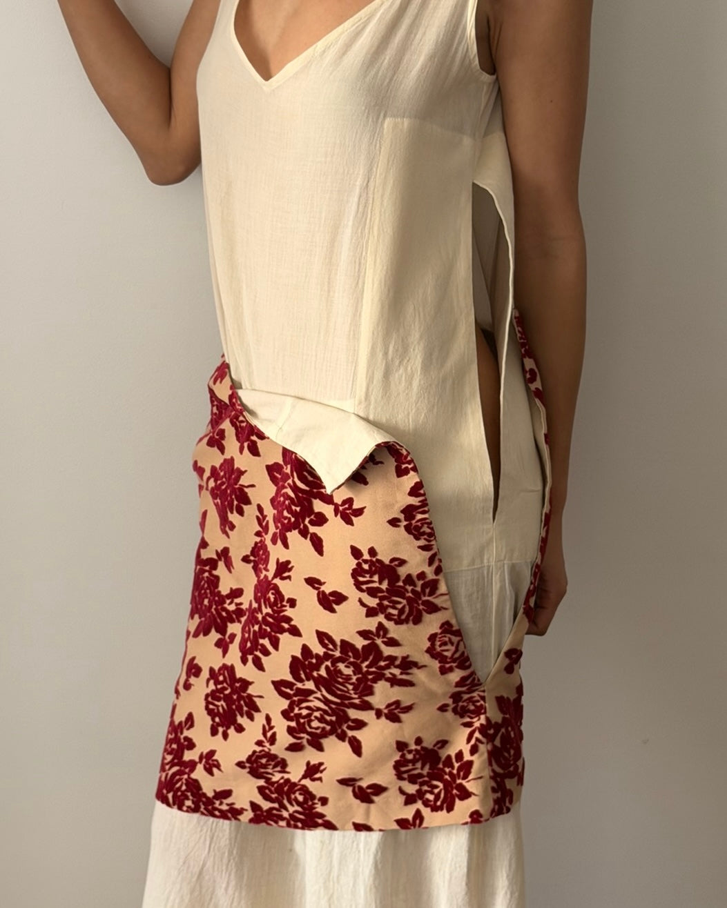 Comme des Garçons SS1996 Deconstructed Velvet Panel Dress
