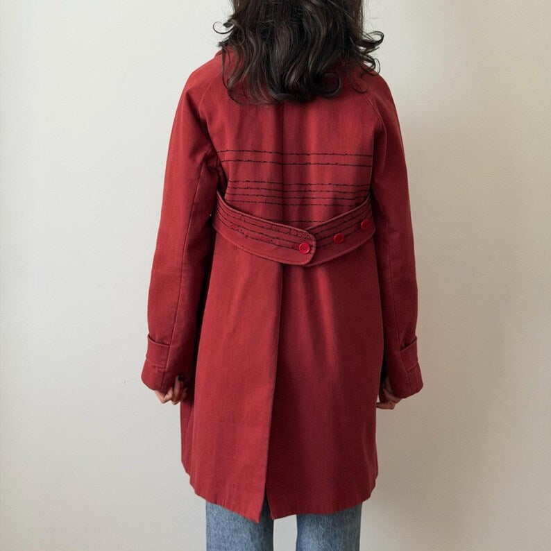 Romeo Gigli 2000s Red Coat