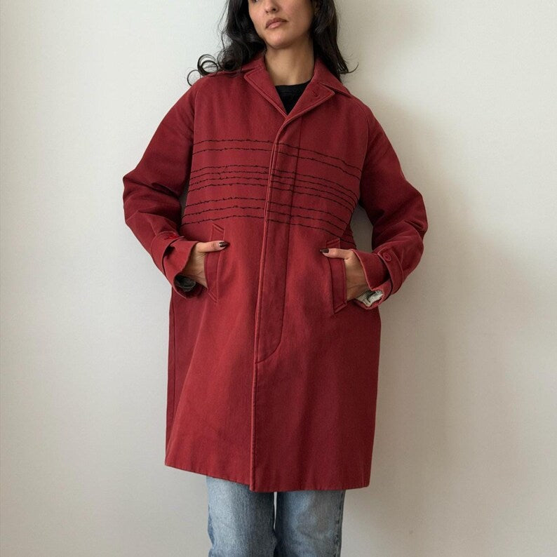 Romeo Gigli 2000s Red Coat