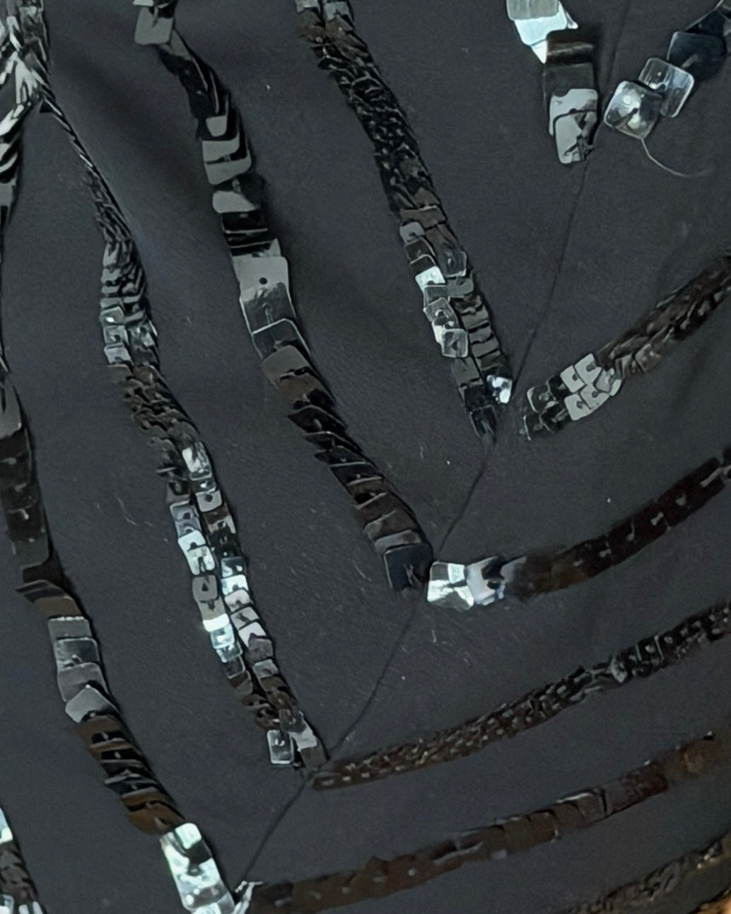 Giorgio Armani Fall/Winter 1996 Sequined Sheer Stripe Trousers
