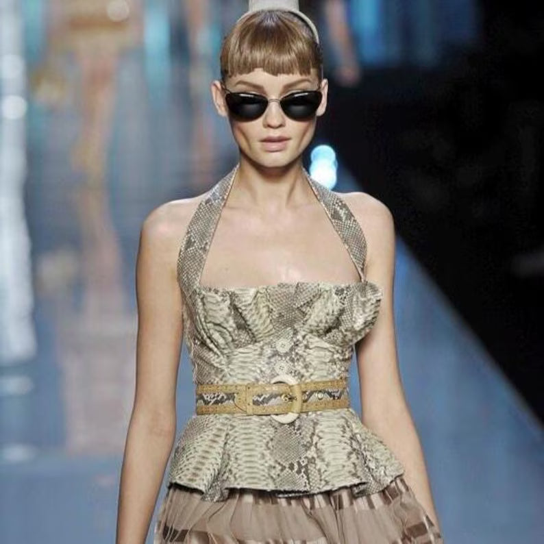 Christian Dior by John Galliano SS2009 Silk Bustier Top – Candy Pink