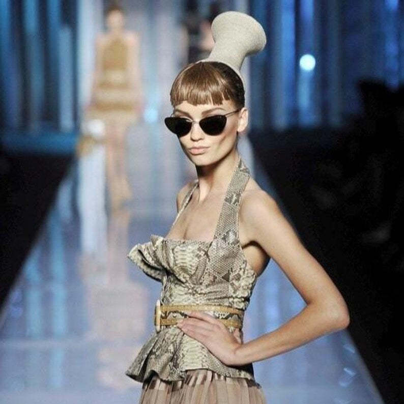 Christian Dior by John Galliano SS2009 Silk Bustier Top – Candy