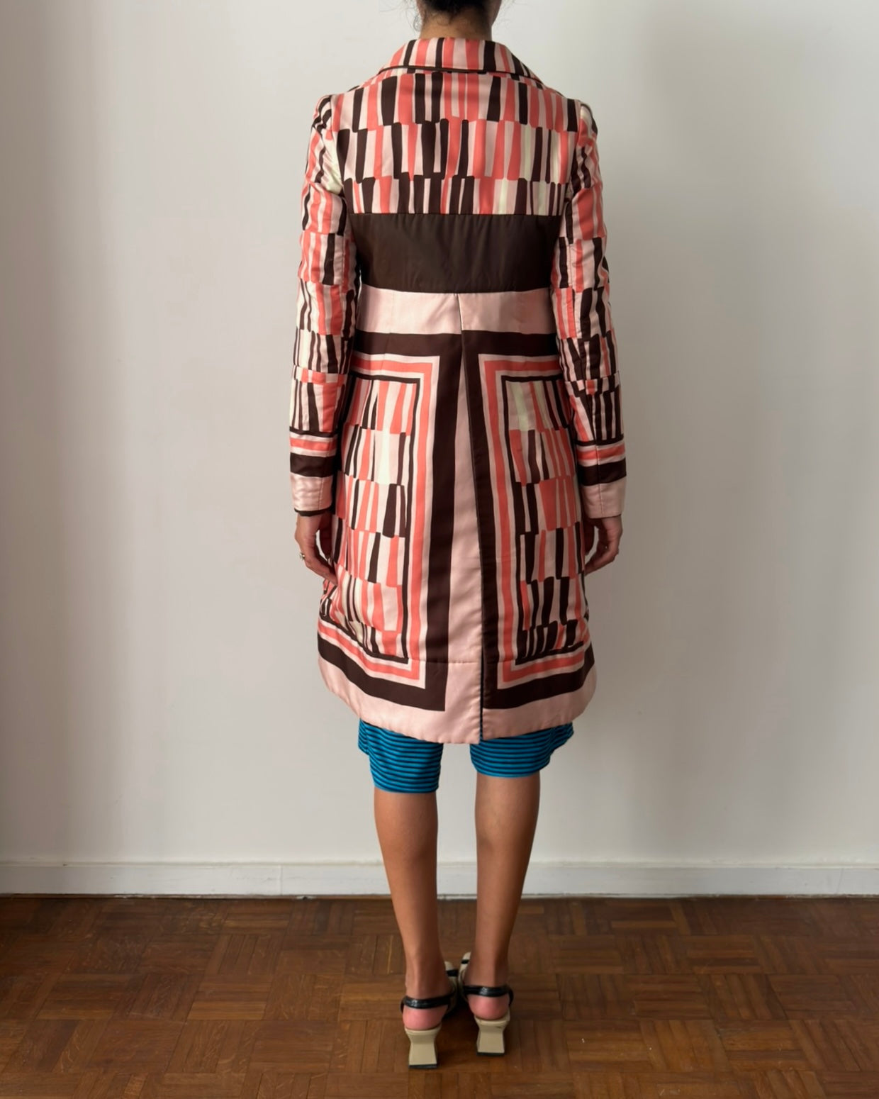 Miu Miu Fall/Winter 2003 Geometric Silk Coat