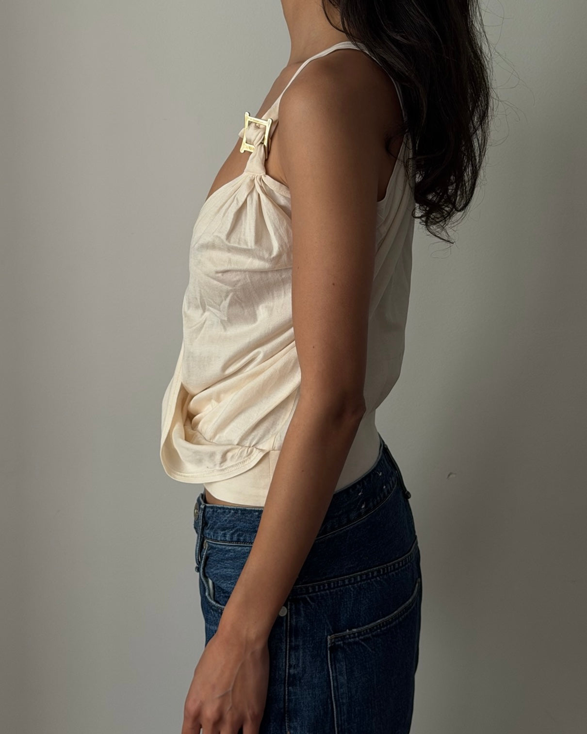 Chloé by Phoebe Philo SS2002 Cotton Wrap Cami Top