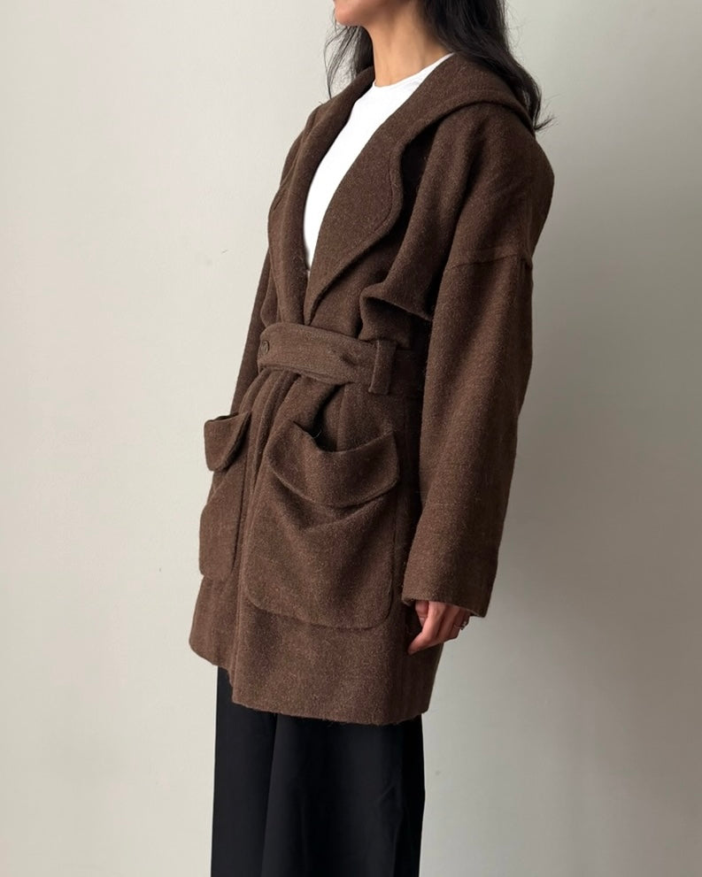 Emporio Armani 1990s Wool Alpaca Coat