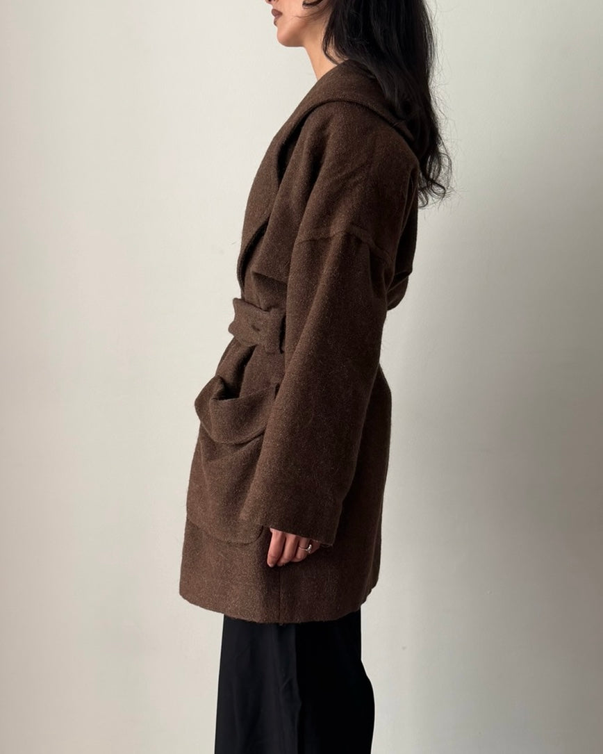 Emporio Armani 1990s Wool Alpaca Coat