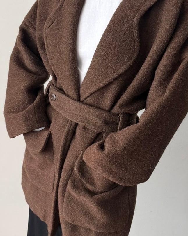 Emporio Armani 1990s Wool Alpaca Coat
