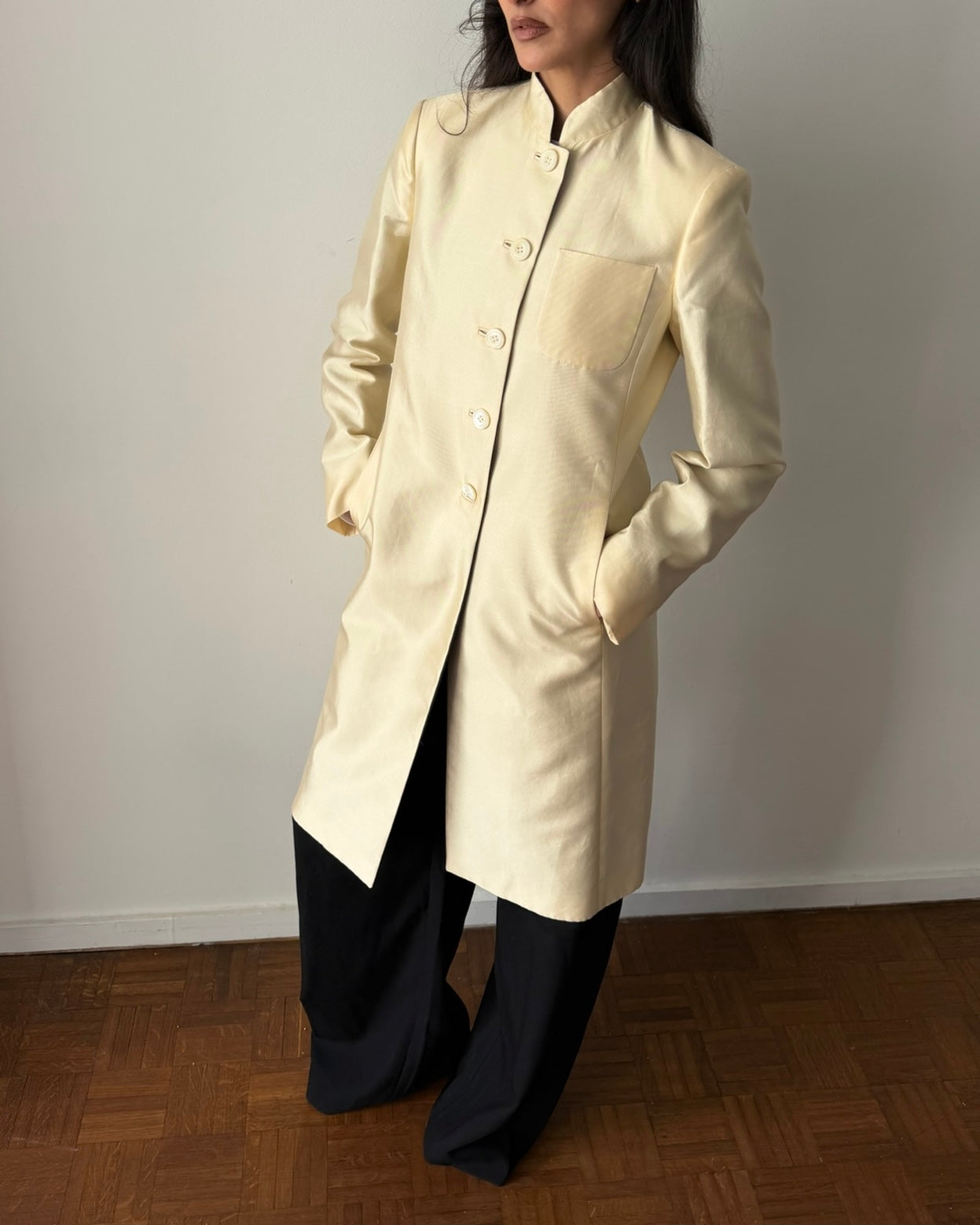 Prada FW1994 Ivory Long Coat