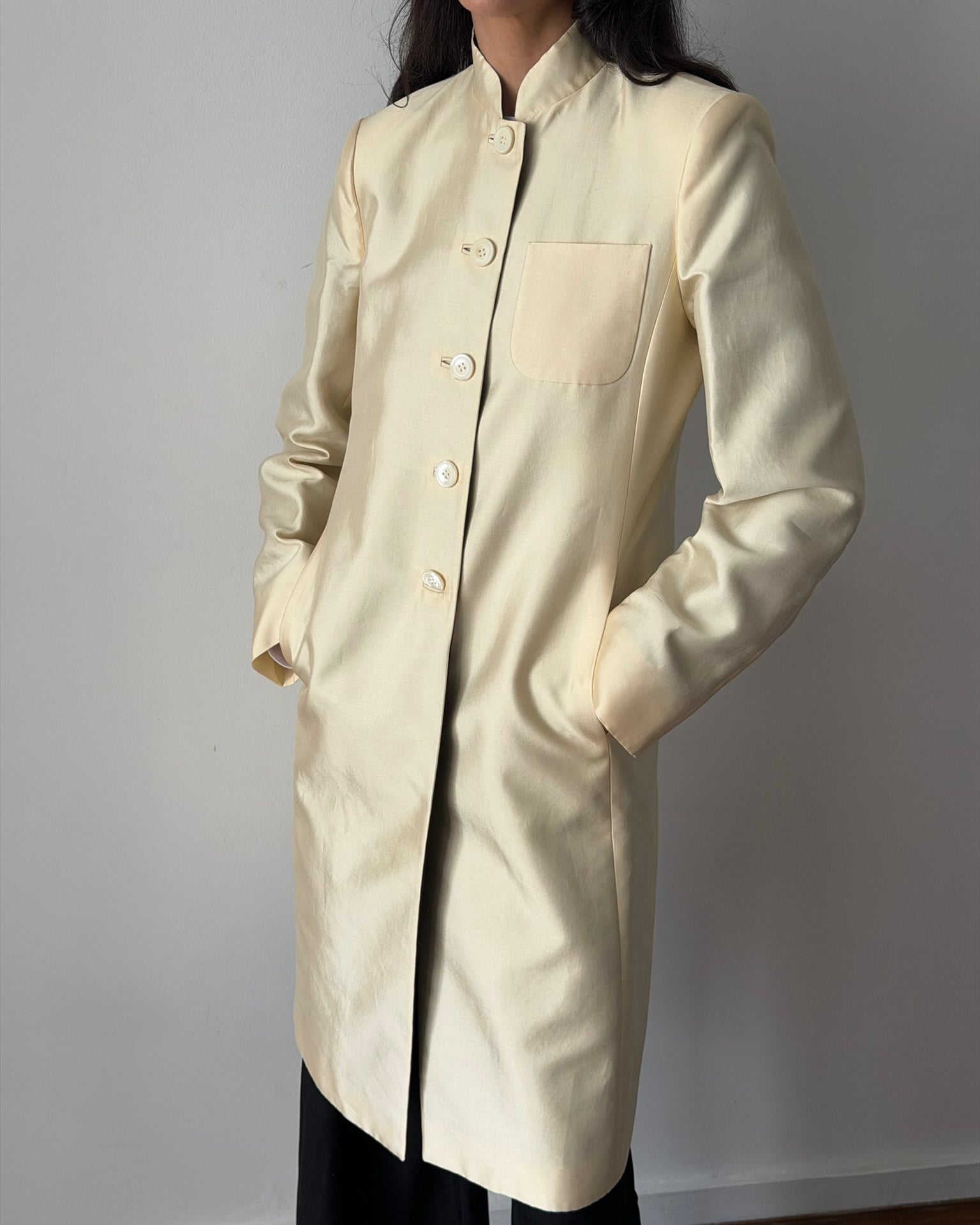 Prada FW1994 Ivory Long Coat