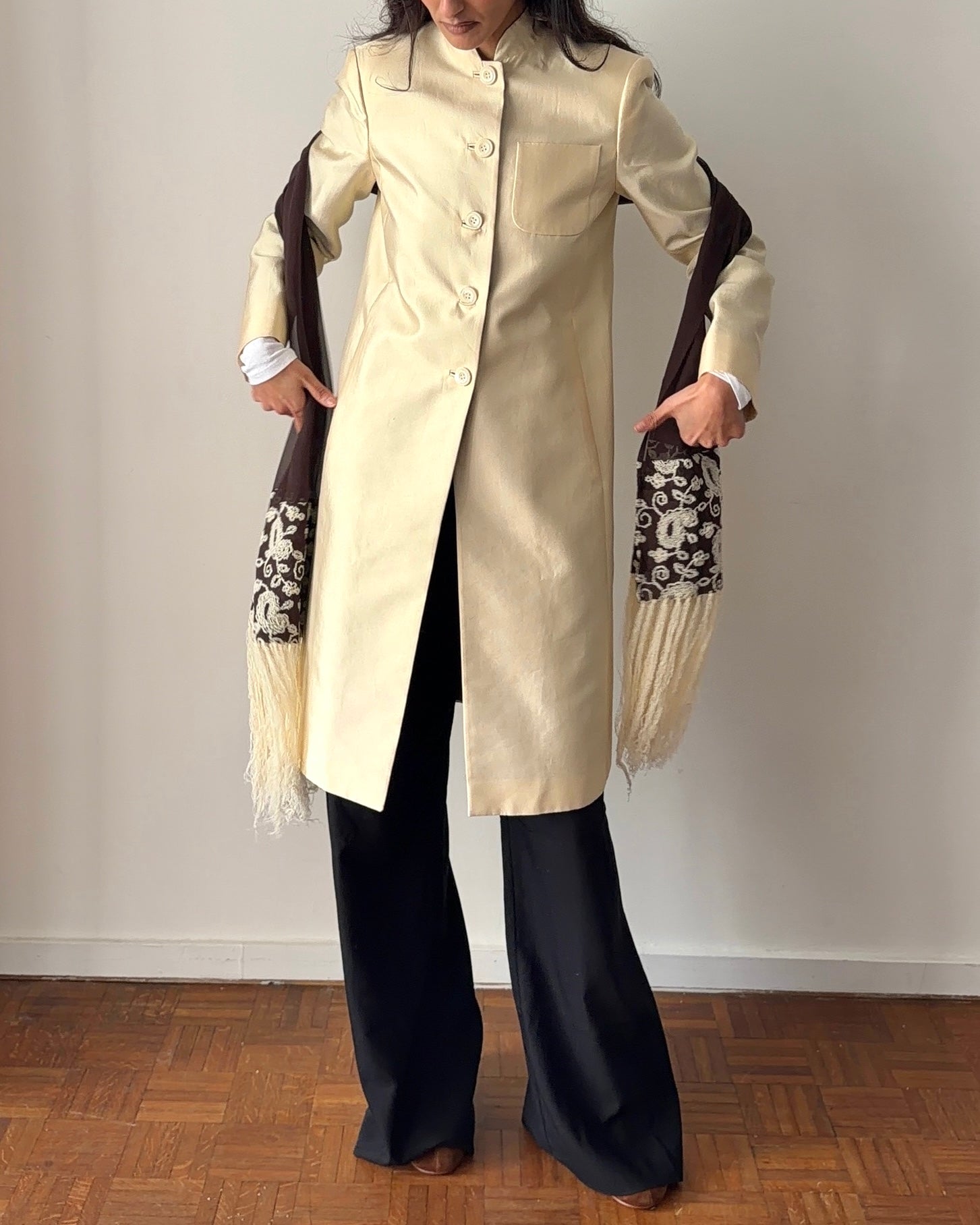 Prada FW1994 Ivory Long Coat