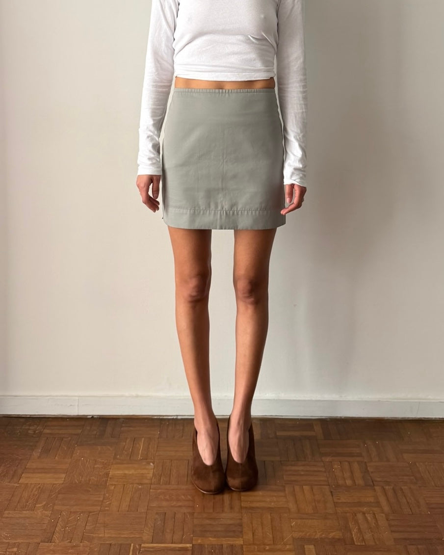 Miu Miu SS1998 Lace-Up Mini Skirt